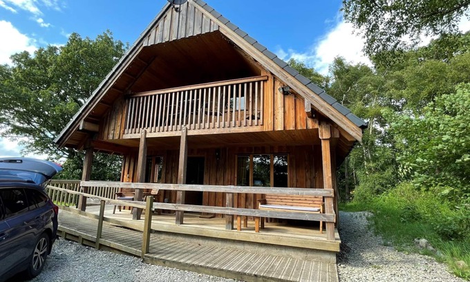 Aberchirder Kabine | Deveron Lodge - Blockhaus im Wald, gemütlich, friedlich, komfortabel