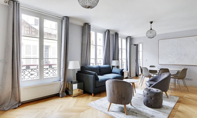 Madeleine Wohnung | A Stunning 2-BR/2BA in Opéra- Saint-Lazare