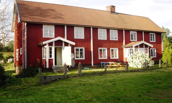 Osby Municipality Haus | Ein wunderschönes Ferienhaus in einem ehemaligen Bauernhaus mit viel Platz