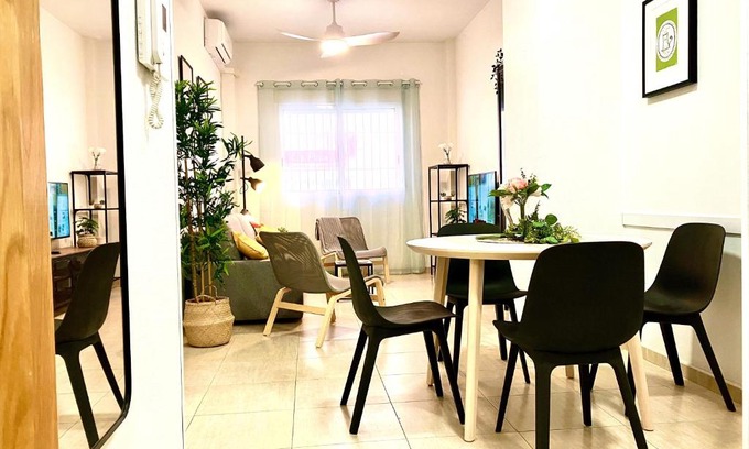 El Palmar Wohnung | Adelfa - 2 hab, AA, parking gratis, junto Hospital