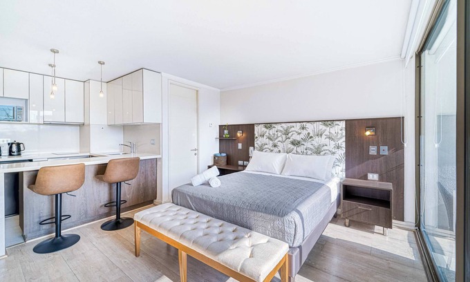 Apoquindo Wohnung | Alma Studio - Wifi, Estacionamiento & Mall