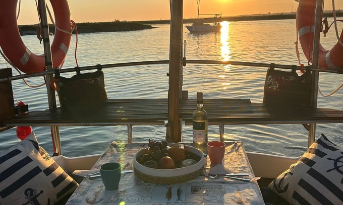 Faro Bootsverleih | Alojamento Barco Casa Ancorado no Coração da Ria Formosa em Faro