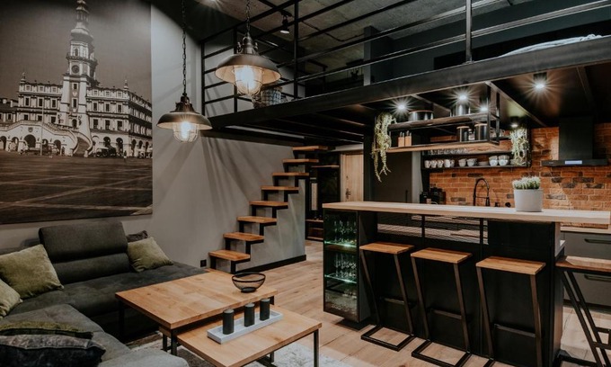Zamosc Wohnung | Apartament Loft z Antresolami