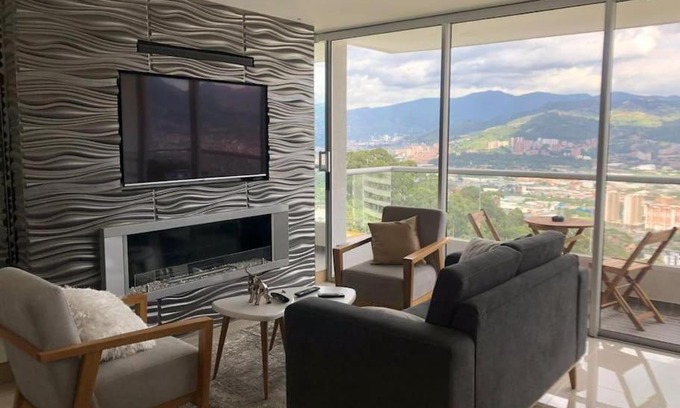 Buenos Aires Wohnung | Apartamento con vista a Medellín