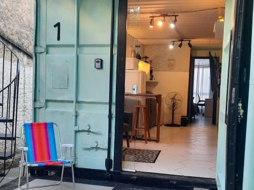 Canoas Wohnung | Apartamento Container com pátio, vaga para carro e Split