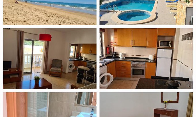 Olhos D'Agua Wohnung | Apartamento T1 (2-4 per.)com Piscina, perto da Praia