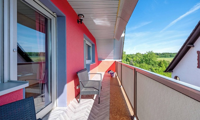 Weitersborn Wohnung | Ferienwohnung 'Eulennest' mit Bergblick, Privatem Garten und Wi-Fi