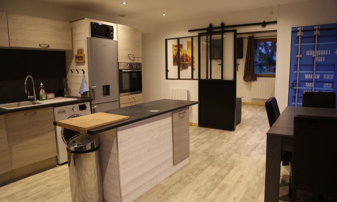 Val Vanoise Wohnung | Wohnung in einem Chalet in Courchevel in der Nähe von Brides les Bains