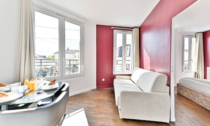 Gagny Wohnung | Apartment Rose Moderne Near the capital