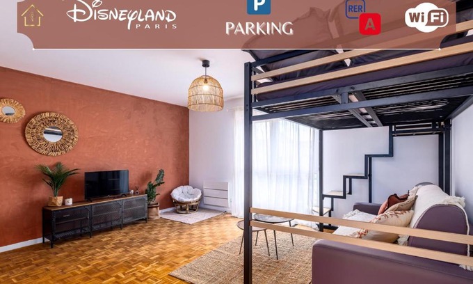 Montevrain Wohnung | Appart'Hôtel Sahara- Next to Disney