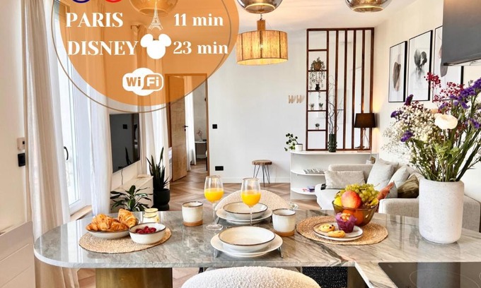 Bry-sur-Marne Wohnung | Appart Le Van Gogh - 3' RER - 11' Paris - 23' Disney