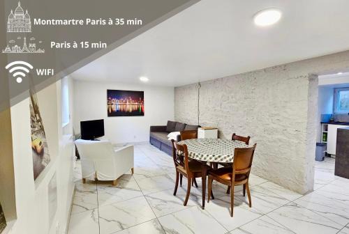 Noisy-le-Sec Wohnung | Appartement Attica - 15min Paris RER E, cosy