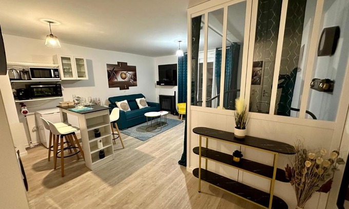 Meaux Wohnung | Appartement avec vue sur jardin Paris-Disney-Parking privé 'PKN MEAUX'