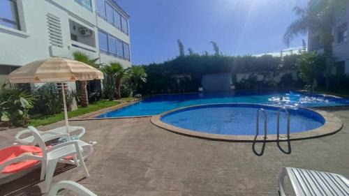 Skhirat Plage Wohnung | Appartement moderne proche de la plage avec piscine