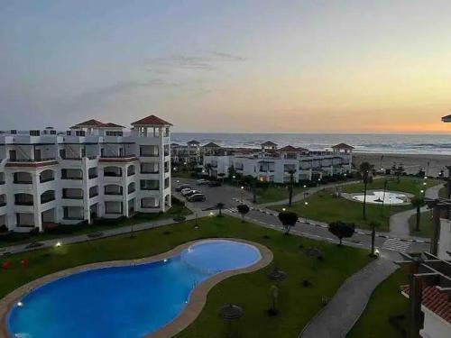 Asilah Beach Wohnung | Appartement pied dans l eau à Residence Beralmar