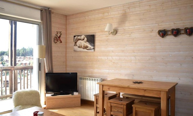 Pyrenees 2000 Wohnung | Appartement rénové 2 pièces cabine proche pistes avec balcon exposé sud - FR-1-592-55