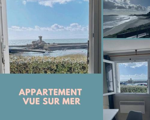 Trevignon Wohnung | Appartement vue mer et port