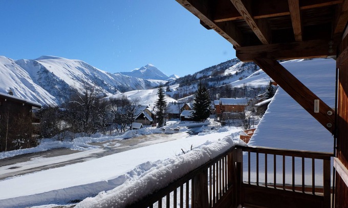 Saint-Sorlin-d'Arves Wohnung | Apt 4/6 ppl mountain view