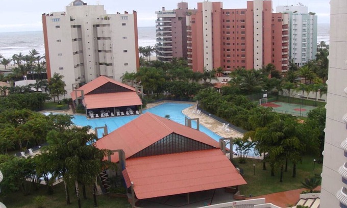 Riviera de Sao Lourenco Wohnung | APT dekoriert 30m vom Strand entfernt, mit der besten Freizeit der Riviera, in Modul 6 gelegen