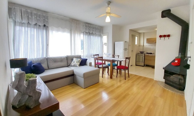 Floresta Wohnung | Apt. für 6 Personen im Zentrum von Gramado