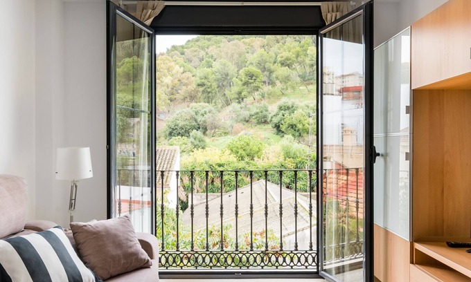 Centro Wohnung | APT Malaga Zentrum mit PARKPLATZ und BLICK auf Gibralfaro