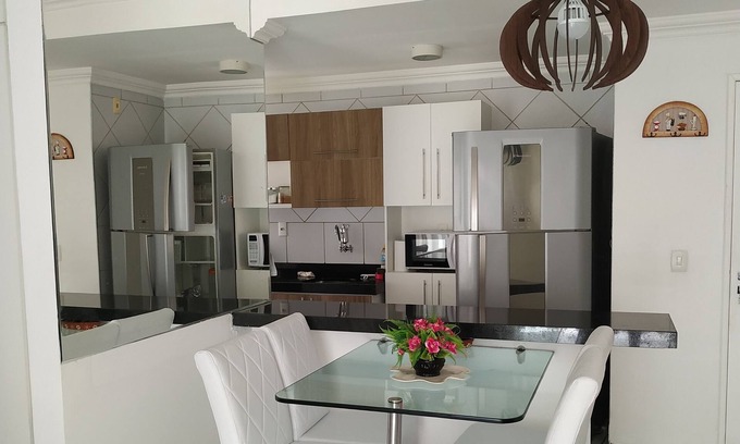 Aquiraz Wohnung | Apt von zwei Schlafzimmern mit Meerblick in Porto das Dunas. Minuten vom Beach Park entfernt