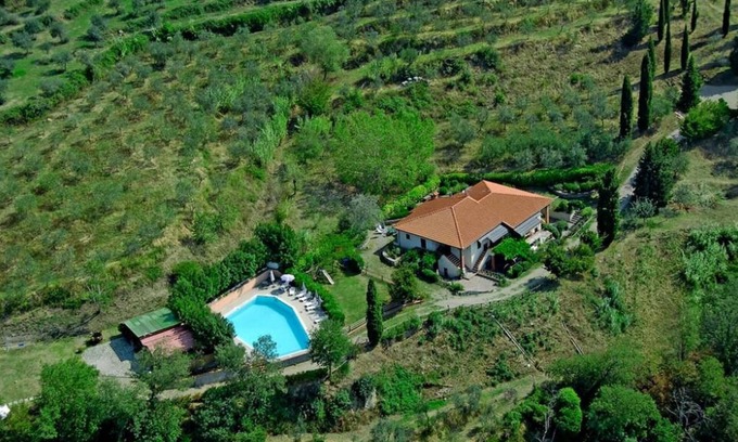 Castelfranco di Sopra Wohnung | Nabucco - Residence Casa Lama - 3 Schlafzimmer, 2 Bäder, Kamin