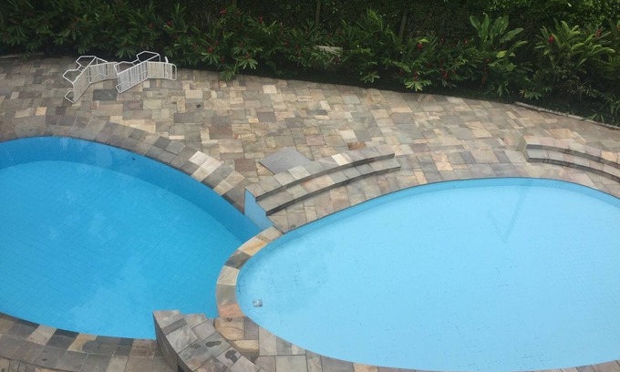 Praia da Enseada Haus | Apt. con piscina, a 200 metros de la playa Enseada-Ubatuba- para 8 personas