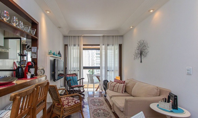 Brooklin Paulista Wohnung | Apto com ótima localização e Wi-Fi no Brooklin/SP