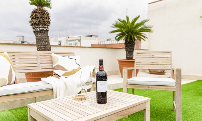 Municipio 1 Haus | [apulialux] Private 100mq Rooftop Oasis w Jacuzzi