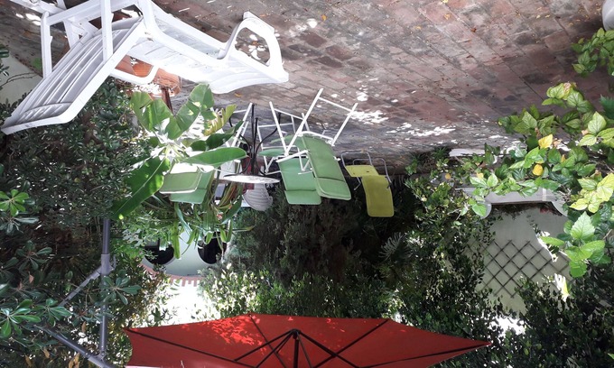 Tavira Hütte | Arco Studio mit großem Hinterhof in der Altstadt von Tavira.
