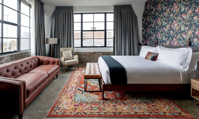 South Main Historic District Hotel | Arrive Memphis, Bigger Studio Room, Dogs Allowed, Minutes to Court Square!