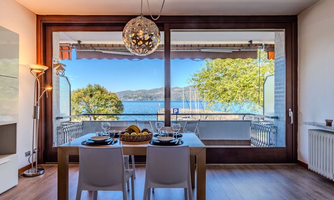 Ispra Wohnung | Attilio lake front view by Interhome