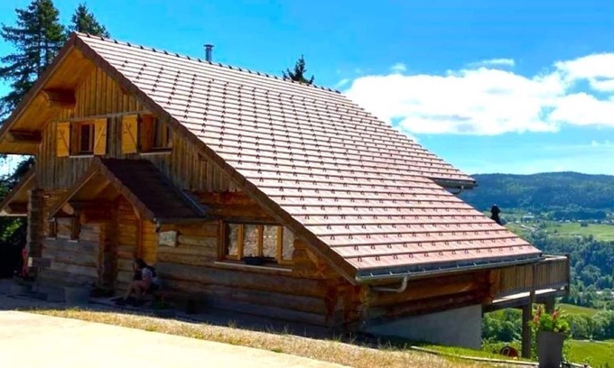 Foncine-le-Haut Skihütte | Atypical log cabin in the Haut-Jura