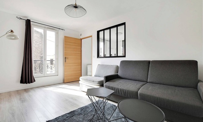 19th Arrondissement Wohnung | Authentische Wohnung - 1BR/5P - La Villette