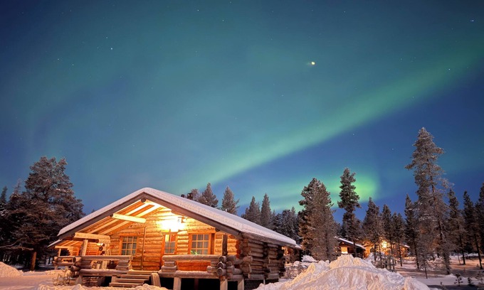 Saariselka Hütte | Authentic Arctic Log Cabin with Sauna – Nature & Comfort in Saariselkä