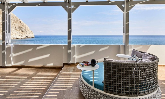 Perissa Villa | Awesome Santorini Villa | Bliss Cove Villa | 2 Bedrooms | Outstanding Sea Views | Walking Distance to Beach