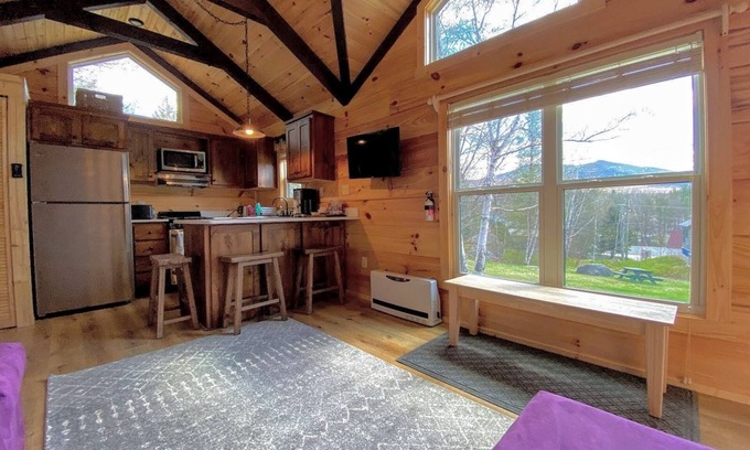 Twin Mountain Kabine | B10 Awesome "Tiny Home" A/C, Mountain Views, Minutes to Skiing, Hiking, Attractions, Dog Friendly!