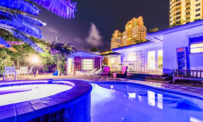 Dolphin Isles Haus | Bamboo House, Heated pool, Steps from the beach.