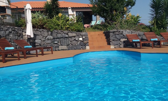 Calheta Hütte | Banda do Sol Luxury Cottages - spektakuläre Aussicht, Swimmingpool und private Terrasse