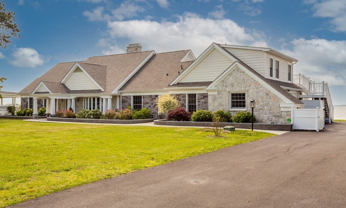 Old Landing Haus | BAY FRONT Rehoboth Beach Beach House w/ Boat Dock Sleeps 12