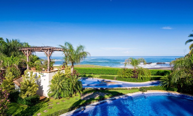 Junquillal Haus | Beach Estate W/ daily HK, Private Beach Access, Beach Club, & Elevator