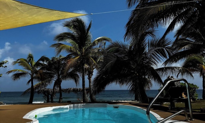 West End Wohnung | Beachfront 1-bdr 1-bath "Sea Breeze Suite" 100 ft from the Ocean with a Pool!