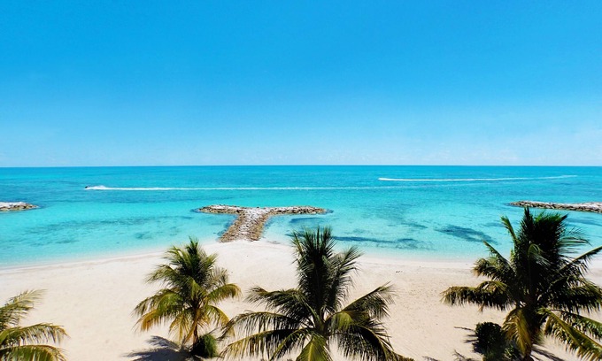 Palm Cay Haus | Direkt am Strand | Luxusvilla mit 4 Schlafzimmern | Direkt am weißen Sandstrand | Seeblick