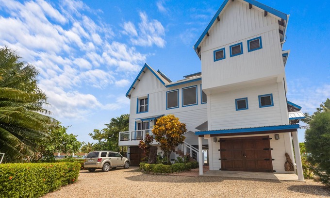Caribbean Way Haus | Haus am Strand mit privater Terrasse und Pool, Kajaks - tolle Aussicht und ruhige Gegend