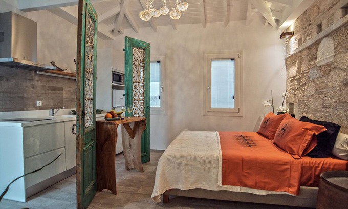 Kokkari Wohnung | Beachfront Suite Aikaterini