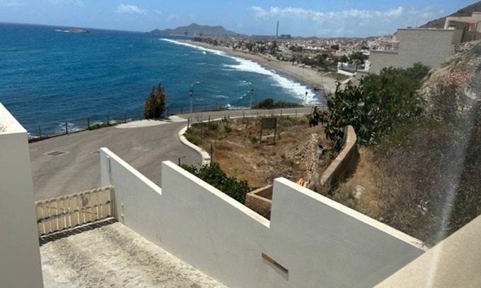 Carboneras Wohnung | Beachfront studio with swimming pool and a/c