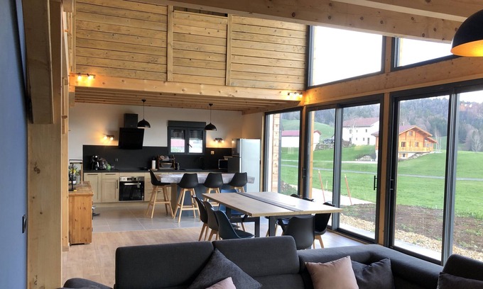 Lamoura Skihütte | Beau Chalet Neuf, Location Semaine Pour Plusieurs Familles