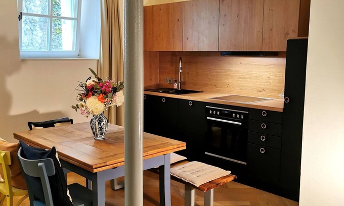 Rothenburg Old Town Wohnung | Wunderschönes Loft aus 1420