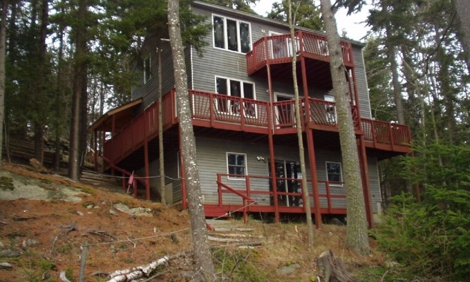 Orrs Island Hütte | Schönes und ruhiges Cottage mit 230 'Fassade in Gun Point Cove